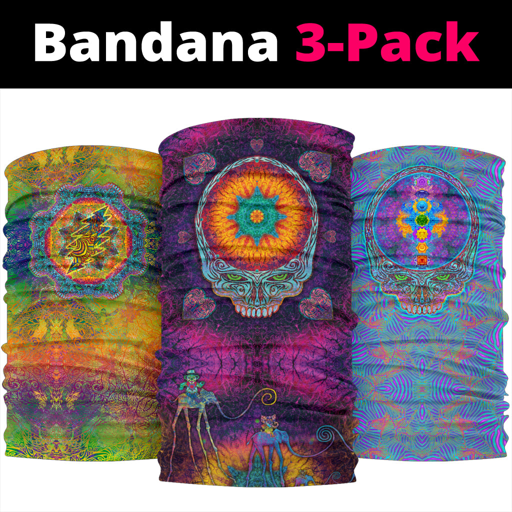 Stealie Tube Bandana 3 Pack