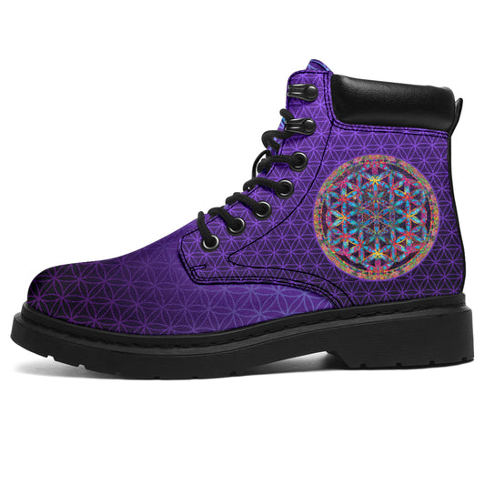 Purple Flower of Life