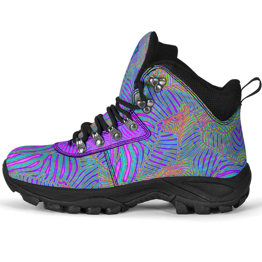 Zebra Rainbow Alpine Boots