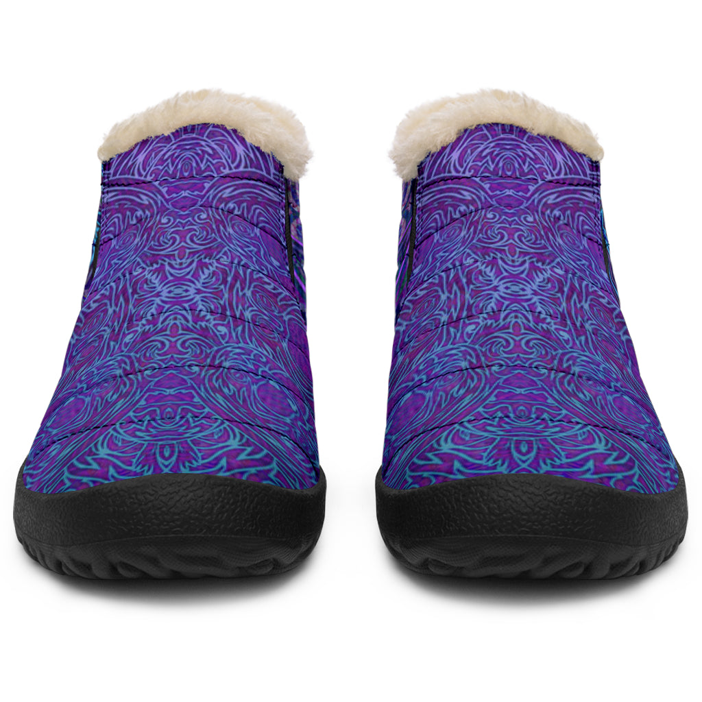 Violet Koala Winter Sneakers