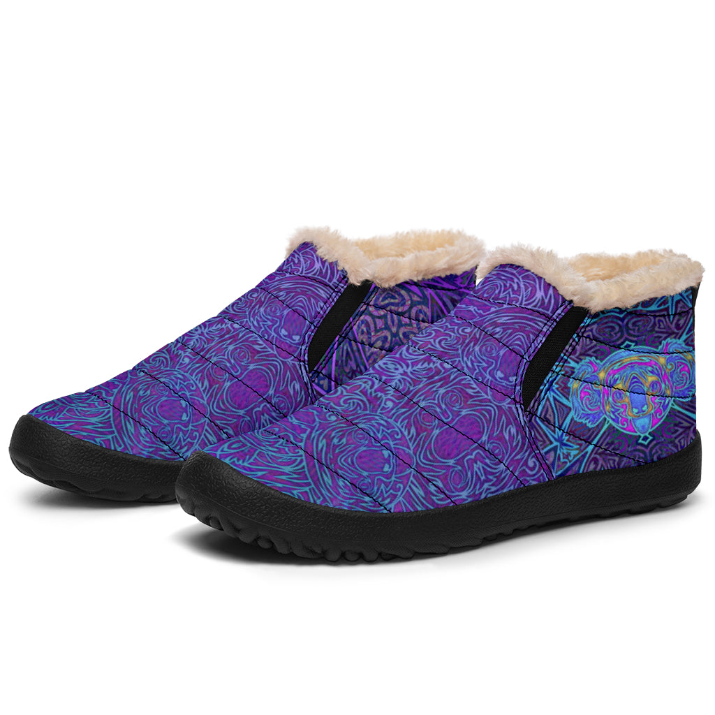 Violet Koala Winter Sneakers