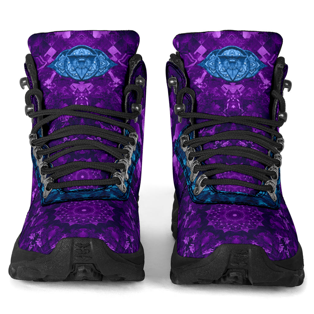 Purple Mandala Alpine Boots