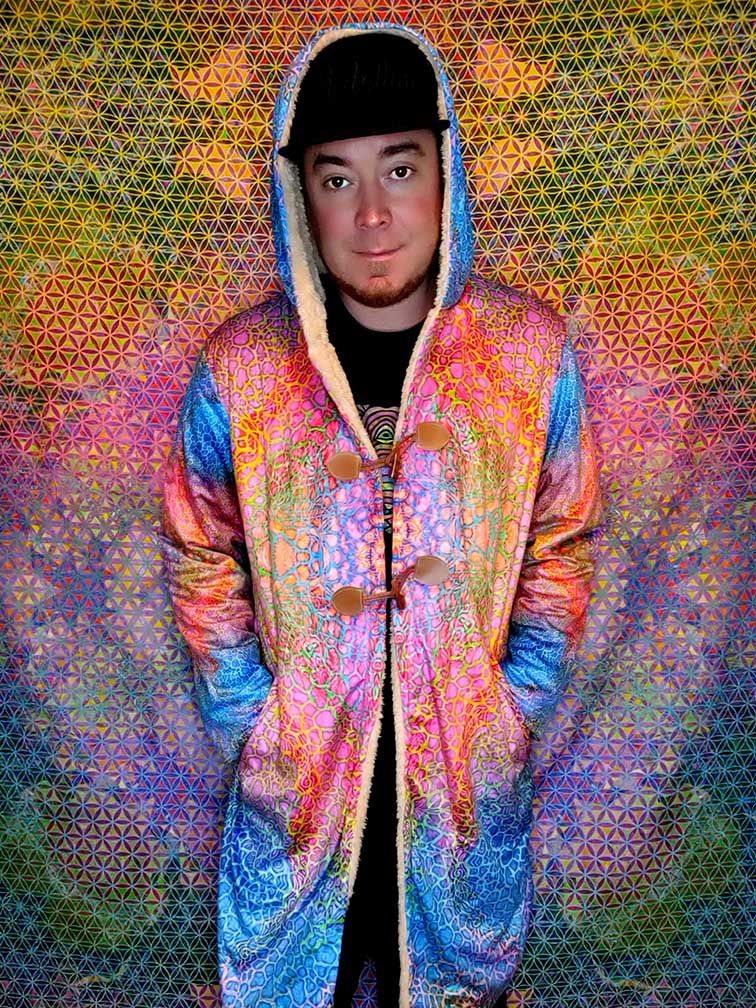Rainbow Giraffe Festival Cloak
