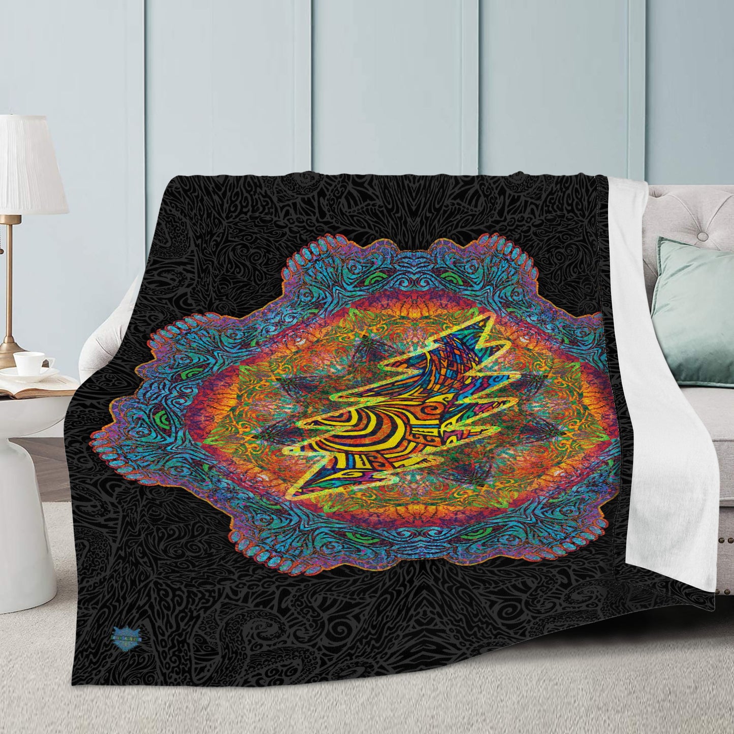 Stealie Mandala Micro Fleece Blanket