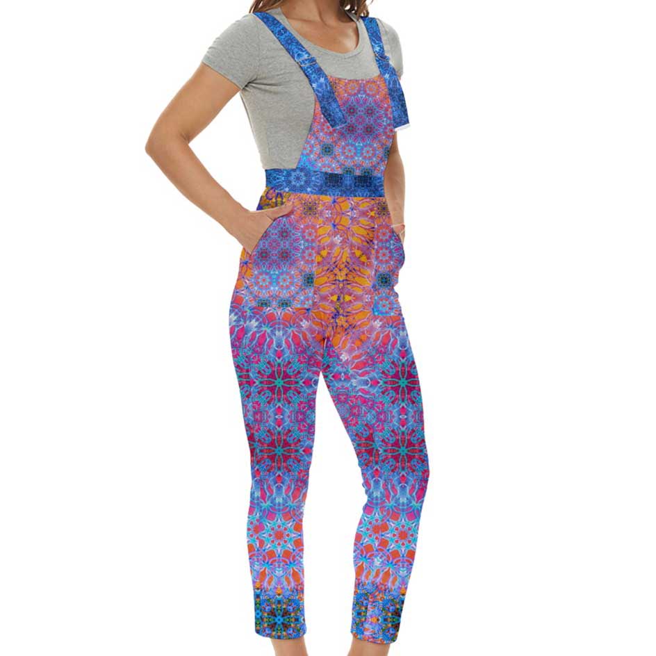 Psychedelic Jedi Overalls Jumpsuit