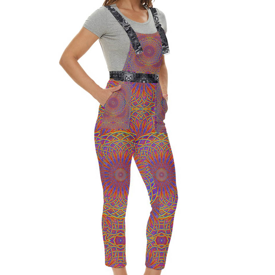 Rainbow Torus Overalls Jumpsuit