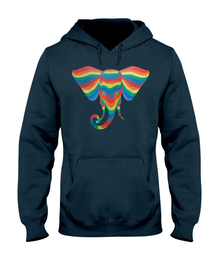 Rainbow Elephant Hoodie