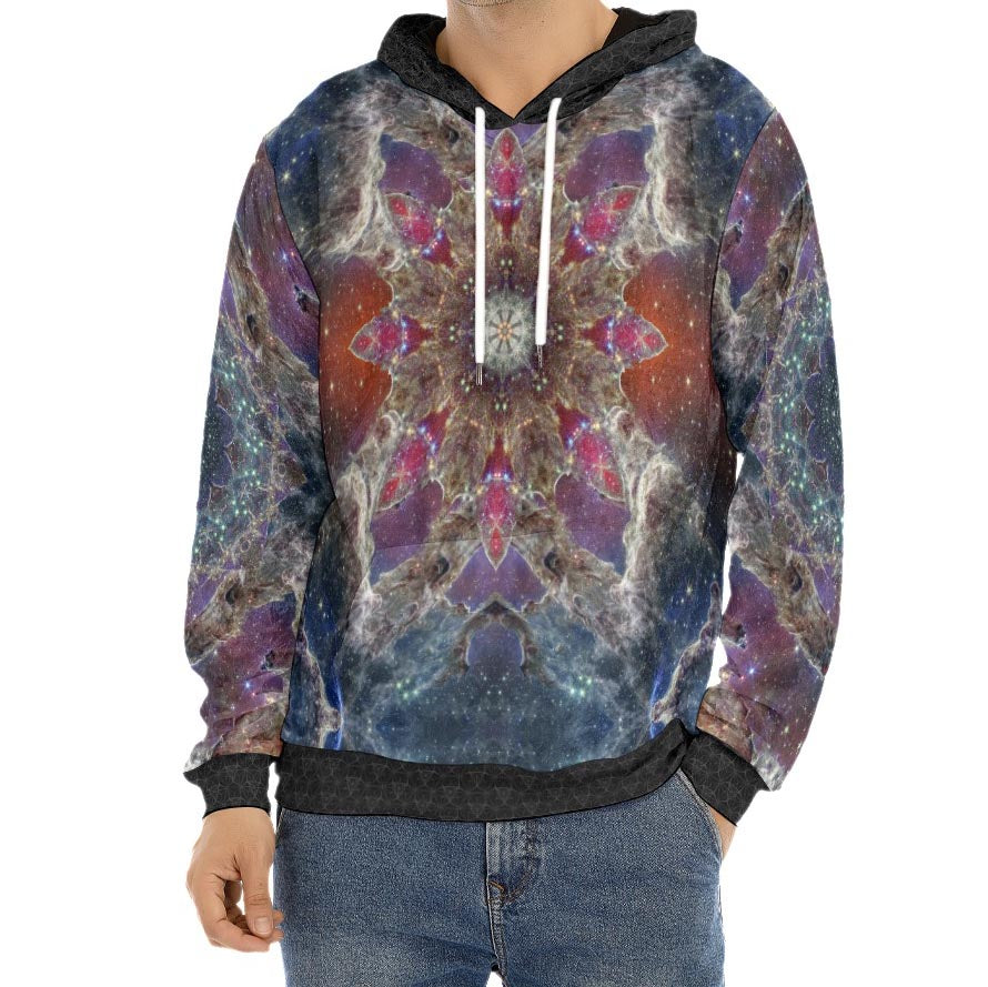 Space Cadet Crushed Velvet Hoodie