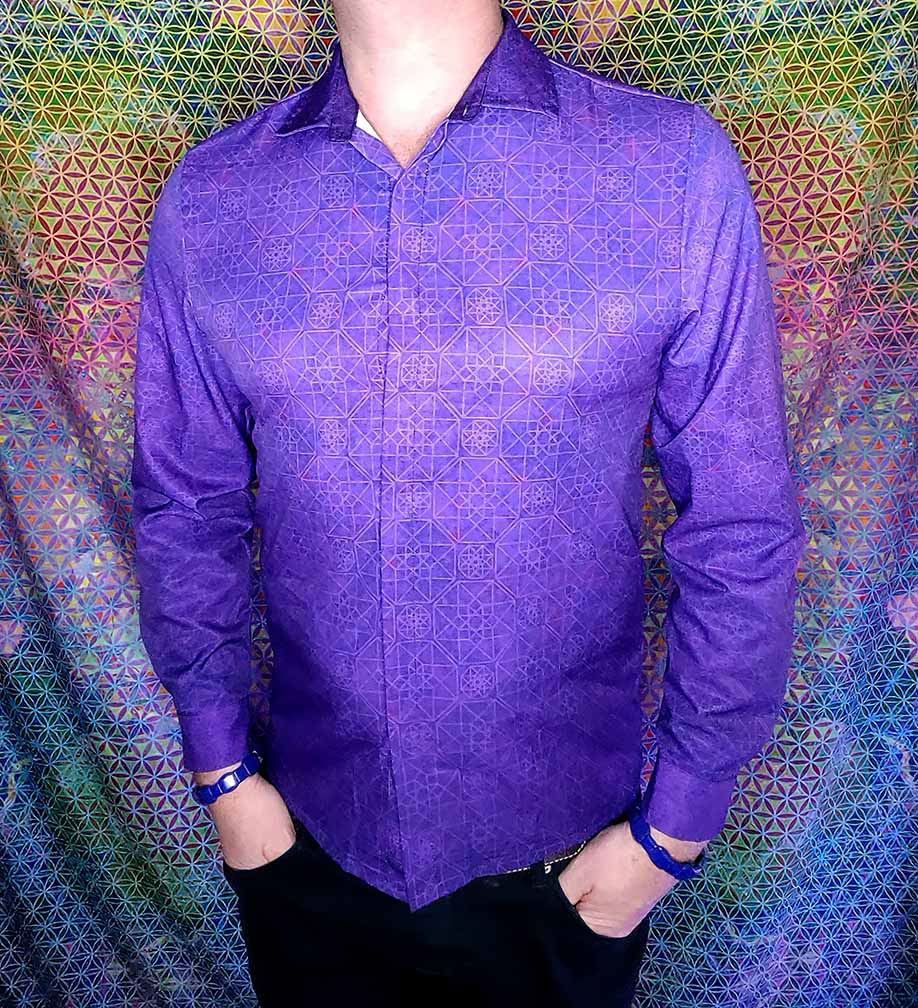 Tesseract Collar Shirt With Concealed Placket